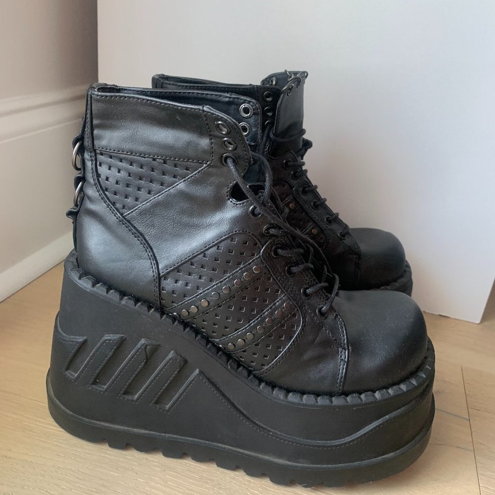 Demonia Black Platform Boots